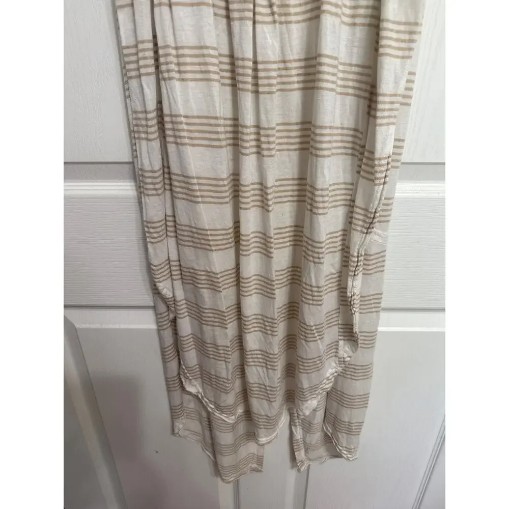 Free People Native Sun Embroidered Tunic Sand Size Large Boho Oversized - Picture 7 of 13